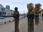 A memorial for the victims of famine in Ireland