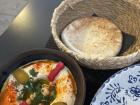 Hummus and bread