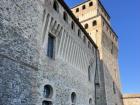 Castello di Torrechiara, only a 40 minute bus ride from Parma, sits on top of a hill and was a military outpost and a romantic hideaway