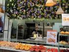 An array of desserts at a Florence market where I had the best (very expensive) tiramisu