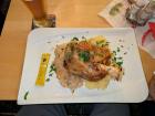 The pork knuckle 