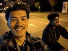Late night bike ride with Josh