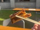 Look at my banana wonton! Accidentally made a masterpiece