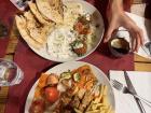 Barcelona has many Arab food spots; we visited Lebanas, whose food was absolutely delicious. 