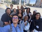 I had the opportunity to go to the European Union and talk to delegates; this is my cohort!