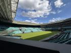 A view of Wimbledon's Centre Court from the stands