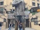 At the the Nelson Mandela Square in Johannesburg