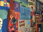 Art Wall at Bertha House, a community and activist space in Cape Town