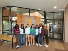 with my students in my study abroad program at Nelson Mandela University