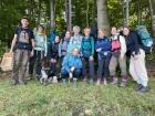 This was the whole group I went camping with to find mushrooms, and if you get the chance to ever try something like this I would highly recommend it!
