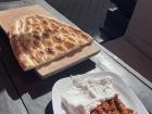 Turkish food is also a popular part of the food culture here in Mainz! This is an example of Turkish bread you might find at a Turkish restaurant. Germany has a large Turkish community, so food like this is common to find. 