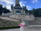 This is me standing in front of the Niederwald monument, while in Rüdesheim am Rhein