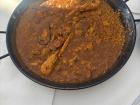 Delicious seafood paella