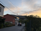 This is the sunrise on the way to school