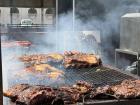 Here is an example of the meats cooking during a Sunday Asado!