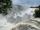 A picture I took on the bridge walking over the falls in Igauzu