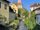 Český Krumlov, protected by a river