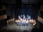 Folk concert with traditional Czech outfits