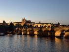 The historic Charles Bridge in Prague