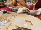 A fun little touch of seafood-themed decorations and dishes