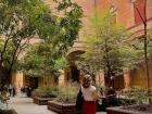 A courtyard near the famous Piazza Maggiore in Bologna where I had my first glimpse of the beautiful orange buildings of Bologna!