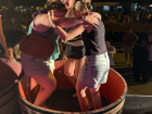 Stomping on grapes at the grape squashing ceremony... would you join?