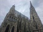 A large cathedral during cloudy weather