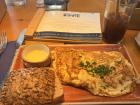 Another breakfast of eggs and Brötchen at a café in Aachen