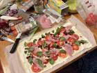 The Flammkuchen I made with my friends here in Germany!