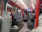 This bus in Aachen was pretty empty this time! 