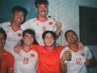 Film camera pic from ASEAN Soccer Cup Final watch party in Hanoi