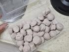 I'm about to cook my handmade taro balls 