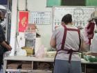 Ordering take-out is very popular here, probably most of the restaurant's business