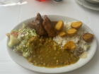 My go-to order corrientazo near my university: costillas (ribs) 
