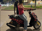 Being the one actually driving the motorcycle for the first time