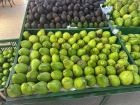 These giant green avocados are the most common avocado you will find here. Some are almost the size of a child's head! Venders will open one up, pour salt on it and give it to you to try before you buy decide to buy
