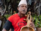 A Gandharba singer sings a conservation song written by Greenhood Nepal