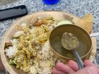 A staple of trekking cuisine – dal bhat!