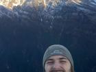 A selfie featuring Annapurna from Mardi Himal Base Camp