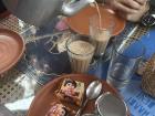 Chai with some friends--always served best with Parle-G biscuits!