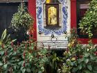 A shrine amongst foliage