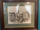 This illustration I saw at the Writer's Museum in Edinburgh depicts the funeral procession in Dumfries following Burns' death. All of Dumfries--indeed, all of Scotland--mourned the loss of their beloved poet