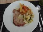 My meal at the family-owned restaurant