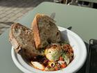 Turkish eggs from a café called Manda Eatery in Aarhus