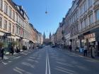 A street that I bike down on my way to class