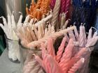 You can find a wide variety of colorful candles for sale at shops in Denmark