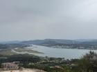 An amazing view of two countries separated by the Miño River: Spain on the left and Portugal on the right