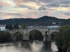 Enjoying the beautiful view of the Roman bridge at sunset during my walk around my town of Ourense