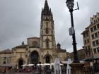 The rainy weather in Oviedo, with a nice view of the cathedral