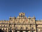 The main plaza in Salamanca, which is a central gathering place